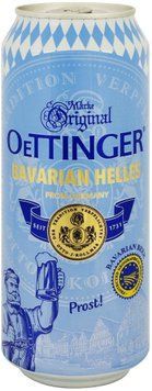 Пиво Oettinger Bavarian Helles светлое нефильтрованное 4.7% 0.5 л ж/б (FSH_4014086020346) 1362803 фото