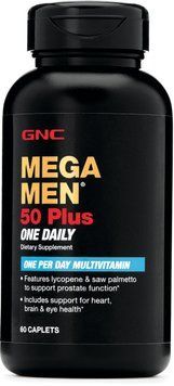 GNC Mega Men 50 + One Daily 60 tabs 460612 фото
