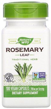 Nature's Way Rosemary Leaves, 350 mg, 100 Vegan Capsules (NW14162) 687753 фото