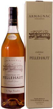 Арманіяк Chateau de Pellehaut L'Age Tendre в коробці 40% 0.7 л (FSH_3760087760682) 1358269 фото