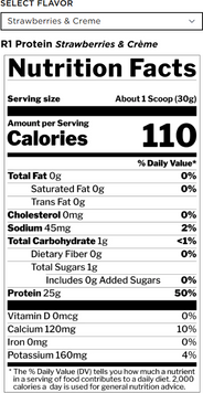 Протеин Rule 1 Protein R1 900 g / 30 servings / Strawberriess And Creme 791288 фото