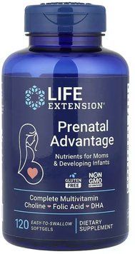 Life Extension Prenatal Advantage - 120 easy-to-swallow softgels 1461051 фото