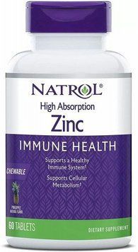 Natrol High Absorption Zinc Chew Цинк 60 таблеток 775120 фото