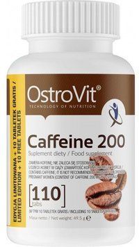 OstroVit Caffeine 200 Limited Edition 110 tabs 512642 фото