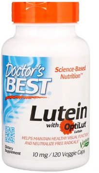 Doctor's Best Lutein with OptiLut 10 mg 120 Caps (DRB-00143) 585163 фото