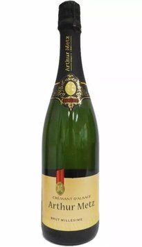 Ігристе вино Arthur Metz Cremant D'Alsace A.Metz 0,75 л біле брют (sans sulfites) (BWT9133) 1244046 фото