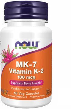 Now Foods Vitamin K-2 (MK7) 100 mcg - 60 vcaps 1469067 фото