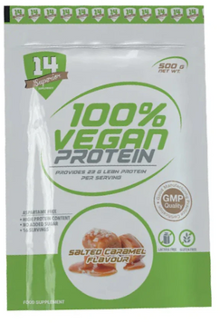 Протеїн Superior 100% Vegan Protein 500g / 15 servings / Salted Caramel 1116416 фото
