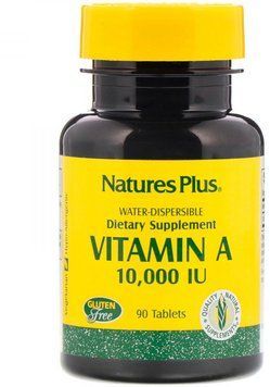 Nature's Plus Vitamin A 10,000 IU 90 Tabs Витамин А 537060 фото