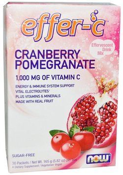 Now Foods Effer-C, Cranberry Pomegranate, 30 Packets, 5.5 g Each (NF0618) 634738 фото