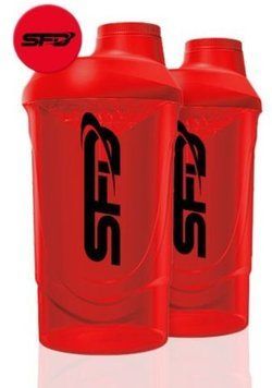 Шейкер SFD Nutrition Shaker - 600ml Fire Read 1032103 фото