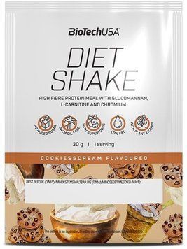 Заменитель питания BioTech Diet Shake 30 g /sample/ Cream Cookies 911041 фото
