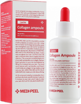 Medi-Peel Red Lacto Collagen Ampoule Ампульная сыворотка с коллагеном и бифидобактериями 70 мл 1198814 фото