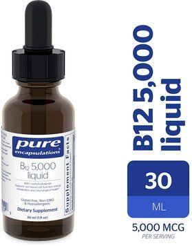 Pure Encapsulations B12 5000 liquid 30 ml Вітамін B12 554043 фото