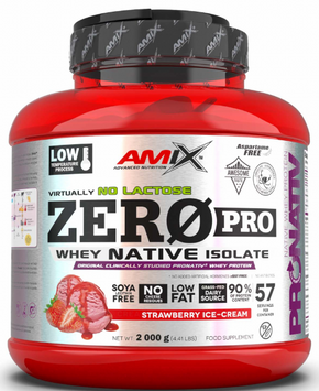 Протеїн Amix ZeroPro Protein 2000 g / 57 servings / strawberry ice-cream 1024836 фото