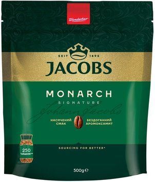 Кава розчинна Jacobs Monarch 500 г (8714599108932) 1354670 фото