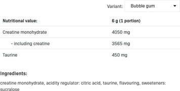 Креатин All Nutrition Creatine Muscle Max 500 g / 166 servings / Bubble Gum 663750 фото