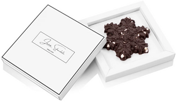 Шоколад черный Laviva Chocolate Dark chocolate "Dark Snowflake" "Снежинка" 73 % 80 г (UA-0024) 1381057 фото