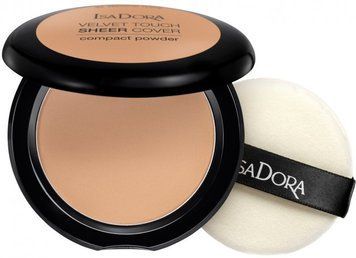IsaDora Velvet Touch Sheer Compact Powder №47 Warm Tan Пудра компактная 10 g 869888 фото