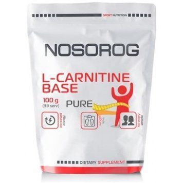 Жироспалювач Nosorog Nutrition L-Carnitine Base 100 g / 33 servings / Pure 912613 фото