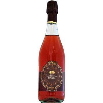 Вино ігристе Abbazia Lambrusco Rosato, рожеве напівсухе, 0.75л 8% (PRV8001592005390) 1218953 фото