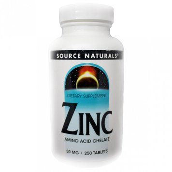 Source Naturals Zinc 50 mg 250 tabs Цинк 537095 фото