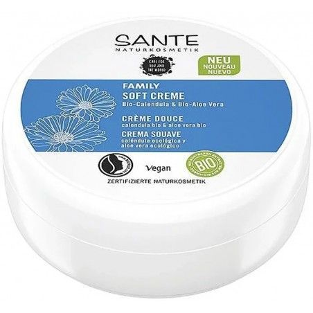 Sante Family Soft Cream Calendula & Aloe Vera БІО Універсальний зволожуючий крем з календулою та алое віра 150ml 1315879 фото