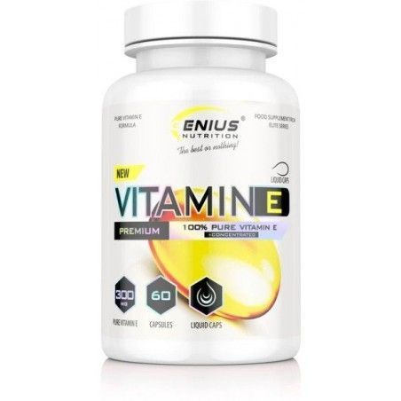 Genius Nutrition Vitamin E 60 caps/ 60 servings 999058 фото