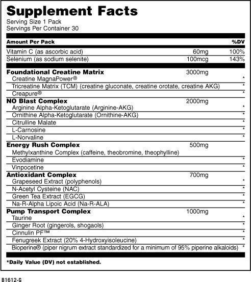 Universal Nutrition Animal Pump 30 packs 413807 фото