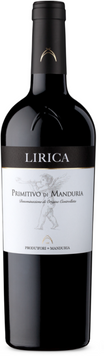 Вино Produttori di Manduria Primitivo di Manduria Lirica червоне сухе 14% 0.75 л (VTS2717250) 1225309 фото
