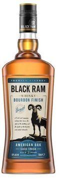 Виски Black Ram Bourbon Cask Finish 40% 0.7л с бокалом (PLK3800032071132) 1248911 фото