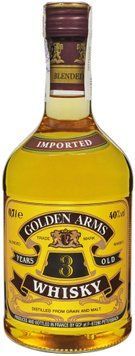 Віскі Golden Arms 3 YO Blended Scotch Whisky 40% 0.7 л (FSH_3228825121077) 1397240 фото