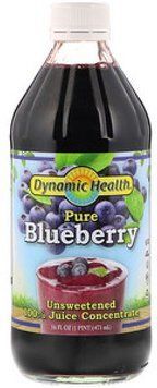 Dynamic Health Pure Blueberry Juice Concentrate Чорничний концентрат 473 мл 779574 фото