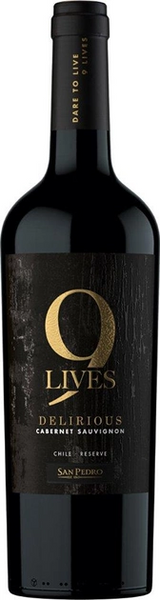 Вино Gato Negro 9 Lives Reserve Cabernet Sauvignon красное сухое 13.5% 0.75 л (WNF7804300139230) 1217677 фото