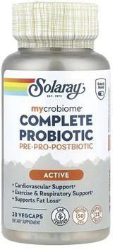 Solaray Complete Probiotic Active - 30 Veg Capsules 1452821 фото