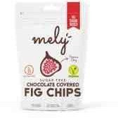 Шоколадний інжир MELY Sugar Free Chocolate Covered Fig Chips 50 g (8682759691535) 1219533 фото