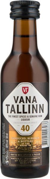 Лікер Vana Tallinn Original 40% Liviko 0.05л (PRA4740050003038) 676767 фото