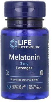 Life Extension Melatonin 3mg - 60 vegetarian lozenges 1461053 фото