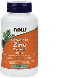 Now Foods Zinc Glycinate 30 mg 120 Sgels Цинк глицинат 523367 фото