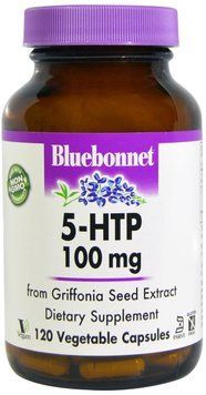 Bluebonnet Nutrition 5-HTP 100 mg, 120 Vegetable Capsules (BLB0053) 659802 фото
