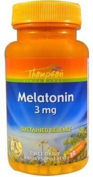 Thompson Melatonin 3 mg 30 Tabs Мелатонін 551522 фото