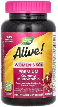 Nature's Way Women's 50+ Premium Multivitamin - 75 gummies 1453412 фото