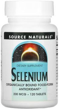 Source Naturals Selenium 200mcg - 120 Tablets 1452181 фото