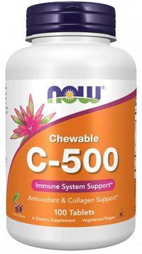 Now Foods C-500 - 100 Tablets Cherry 1450197 фото