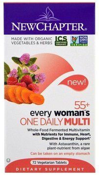 New Chapter 55+ Every Woman's One Daily Multi 72 Veggie Tabs Мультівітаміни для жінок 55+ 551871 фото