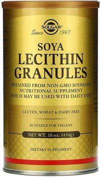 Solgar Soya Lecithin Granules, 16 oz (454 g) (SOL01561) 687764 фото