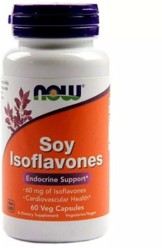 Now Foods SOY ISOFLAVONES 150 mg 60 Capsules (NF3287) 634739 фото