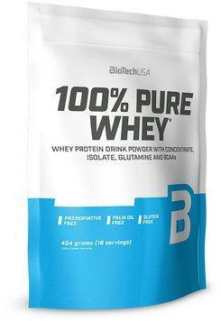 Протеин BioTech 100% Pure Whey 454 g /16 servings/ Chocolate Peanuts 851689 фото