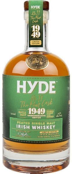Віскі Hyde №11 1949 Peated Single Malt Irish Whiskey, 0.7л 43% (WHS5391528960651) 1214840 фото