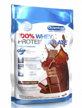 Протеин Quamtrax 100% Whey Protein Isolate 2000 g /67 servings/ Chocolate 721466 фото
